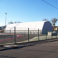 Construction d'un court de tennis couvert
