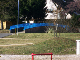 Passerelle entre la rue du Moulin et le Parc de la Ranceuse